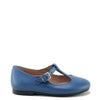 Papanatas Cobalt T Strap Mary Jane-Tassel Children Shoes