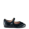 Papanatas Black Velvet and Patent Wingtip Mary Jane-Tassel Children Shoes