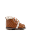 Papanatas Luggage Diamond Cut Shearling Baby Bootie-Tassel Children Shoes