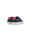 Veja Cobalt and Red Velcro Sneaker-Tassel Children Shoes