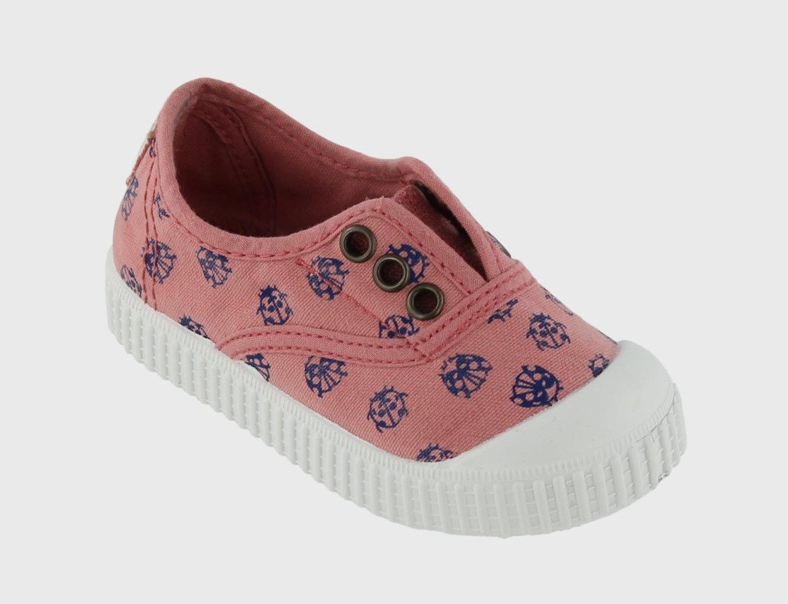 Victoria Ladybug Slip on Sneaker Tassel Children Shoes