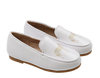 Zeebra All White Logo Loafers-Tassel Children Shoes